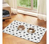Matemáticas Geometría Geek Cálculo,Tapete Impermeable para Comida de Mascotas, manteles Individuales para Comida y Agua para Perros y Gatos, tapetes de Cuero sintético para Comida.,40x60cm