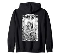 Matemáticas Gótico Divertido Amante Matemáticas Vintage Comic Profesor Sudadera con Capucha