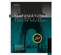 Matemáticas II para Ciencias Sociales. 2º Bachillerato (LOMCE) - 9788428335508