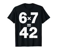 Matemáticas Meme 6 7 es 42 Vida El Universo Todo Maestro Camiseta