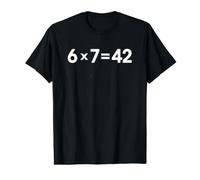 Matemáticas Meme 6 7 es 42 Vida El Universo Todo Maestro Camiseta gráfica económica