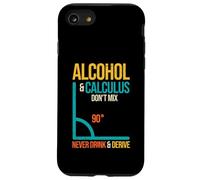 Matemáticas Nerd Alcohol & Cálculo No Mezclar el Humor matemático Carcasa para iPhone SE (2020) / 7/8