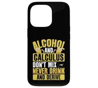 Matemáticas Nerd Alcohol & Cálculo No Mezclar matemáticas Carcasa para iPhone 13 Pro