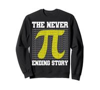 Matemáticas Nerd Pi La Historia interminable Profesor de matemáticas Sudadera