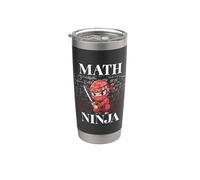 Matemáticas Ninja Álgebra Cálculo Matemáticas Estudiante Profesor Vaso térmico de acero inoxidable de doble pared