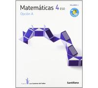 Matemáticas Opcion a 4Secundaria - 9788468000213