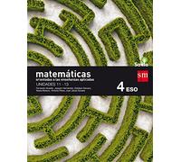 Matemáticas orientadas a las ciencias aplicadas. 4 ESO. Savia. Trimestres - Pack de 3 libros - 9788467587098