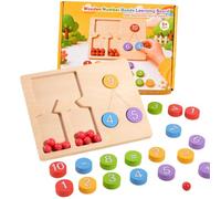Matemáticas para Actividades de Tabla de Aprendizaje de Números y | Juegos de Matemáticas para Kindergarten Escuela Aula Cumpleaños Vacaciones desde 3 Años