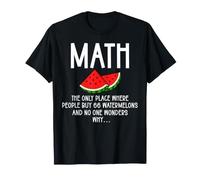 Matemáticas Sandía Número Problema Álgebra Estudiante matemático Camiseta