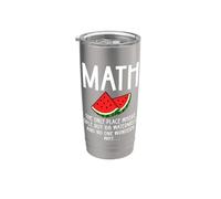 Matemáticas Sandía Número Problema Álgebra Estudiante matemático Vaso térmico de acero inoxidable de doble pared