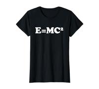 Matemáticos Lógica E=MC2 Relatividad Ciencia Física e mc2 Camiseta gráfica económica, Mujer, Negro, XL