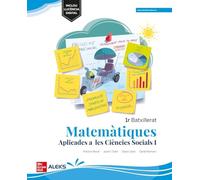Matemàtiques aplicades a les Ciències Socials 1r Batxillerat. Mediterrània - 9788448634964 (LOMLOE)