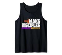 Mateo 28:19-20 Id, pues, y haced cristianos a los discípulos Camiseta sin Mangas