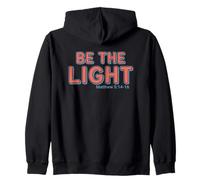 Mateo 5:14-16 Sé la Luz Sudadera con Capucha