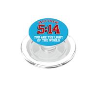 Mateo 5:14 Tú Eres la luz del Mundo | Verso Bíblico PopSockets PopGrip para MagSafe