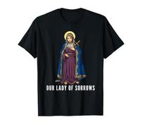 Mater Dolorosa Nuestra Señora de los Dolores Virgen María Católica Camiseta
