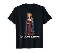 Mater Dolorosa Nuestra Señora de los Dolores Virgen María Católica Camiseta