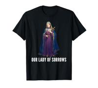 Mater Dolorosa Nuestra Señora de los Dolores Virgen María Católica Camiseta