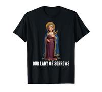Mater Dolorosa Nuestra Señora de los Dolores Virgen María Católica Camiseta