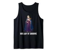 Mater Dolorosa Nuestra Señora de los Dolores Virgen María Católica Camiseta sin Mangas