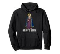 Mater Dolorosa Nuestra Señora de los Dolores Virgen María Católica Sudadera con Capucha