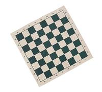 Matera de ajedrez de Torneo, Tournament Roll Up Chess Board, PVC Portable Chess Non Slip Travel Board para Acampar al Aire Libre, 34.5x34.5cm