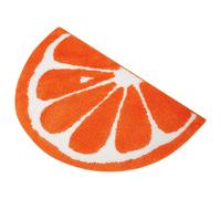 Matera De Baño En Forma De Naranja -No -Slip, Trajes De Baño Lavables A Máquina | Alfombra Absorbente De 40 X 60 Cm para Ducha, Cocina E Inodoro | Diseño De Fruta Dulce como Decoración del Hogar