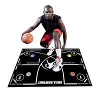 Matera De Entrenamiento De Agilidad - Pad De Entrenamiento De Baloncesto, Techo De Entrenamiento Sinlips | Coordinación De Equipos Silenciosos, De Entrenamiento Regular Portátil, Alfombra De E