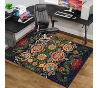Matera de Silla de Oficina sin Deslizamiento Grande-Protector de Piso de Alfombra y Madera Dura de 150x160 cm para sillas de Juego y Escritorio, Forma de rectángulo, estatera de protección de Piso