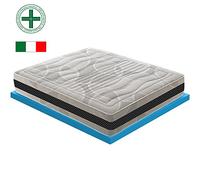 Materassiedoghe - Colchón (Memory Foam 3 cm 11 Zonas differenziate Alto 28 cm Mod. Deluxe mymemory Certificado Presidio médico Clase I con detrazione Fiscale 90x200