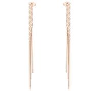MATERIA by Matthias Wagner Pendientes de péndulo de plata 925 colgantes largos para mujer SO-40, Plata de ley