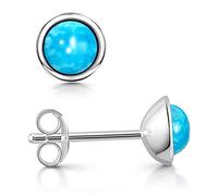Materia by Matthias Wanger - Pendientes de plata 925 rodiada para mujer, Plata de ley
