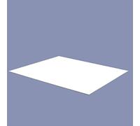 Materia Prima Cartón Pluma para Maquetas, Letreros y Soportes. Plancha de Poliestireno Expandido de Fácil Corte. Foamboard Multiusos. (Blanco, 3 mm de grosor, A3)