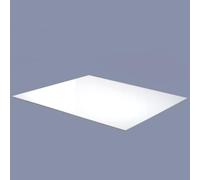 Materia Prima Cartón Pluma para Maquetas, Letreros y Soportes. Plancha de Poliestireno Expandido de Fácil Corte. Foamboard Multiusos. (Blanco, 5 mm de grosor, 50x70 cm)