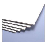 Materia Prima Cartón Pluma para Maquetas, Letreros y Soportes. Tablero para Manualidades. Plancha Multiusos de Fácil Corte. A3 y A4, diferentes grosores y colores. (Blanco, 3 mm - A3 - pack 15 uds)