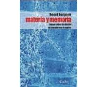 Materia y memoria (OBRA DE REFERENCIA)