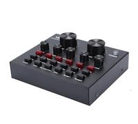 Material ABS Liviano y de Tamaño Pequeño Música Electrónica Incorporada, Tarjeta de Sonido Multifunción, Tarjeta de Sonido en Vivo, Carga USB para Transmisión en Vivo de