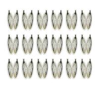 Material de amarre de moscas: atado de moscas con patrón de insectos realistas | Hojas de papel adhesivo para manualidades, formas de alas precortadas, refuerzo de cebo, diseño preciso para escenarios