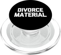 Material de Divorcio - Divertido Dicho sarcástico Novedad divorciado PopSockets PopGrip para MagSafe