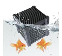Material de filtro de estanque reutilizable fuerte limpieza con carbón | Caja de filtro de agua para bebederos de ganado para casa, exterior, acuicultura, cría de peces, bebederos de ganado