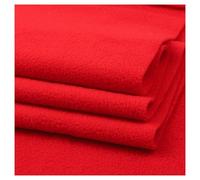 Material de Forro de Polar de Antipilling, 160cm de Ancho, Suave y Cálido, Tela de Forro Polar Peludo de Imitación Lana, para Artesanal, Tapicería, Costura, Proyectos DIY, 50x160cm(Color:Red)