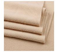 Material de Forro de Polar de Antipilling, 160cm de Ancho, Suave y Cálido, Tela de Forro Polar Peludo de Imitación Lana, para Artesanal, Tapicería, Costura, Proyectos DIY, 50x160cm(Color:Beige)