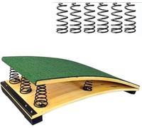 Material de Gimnasia, Tablero de Resorte bóveda Resistente 6 resortes, Equipo Deportivo for gimnastas Adultas for Salto Altura/Entrenamiento/Fitness