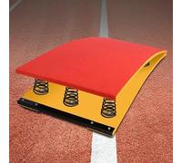 Material de Gimnasia, Tablero de resortes bóveda ergonómico Madera Dura for Adultos sin deformación con 9 Alto Rebote(Red)