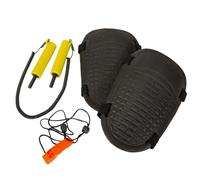 Material De - Herramienta De Supervivencia con Silbato | Piquetas de Hielo Portátiles Que Incluyen Rodilleras | para Patinaje, Caminata y Trineo en Invierno al Aire Libre