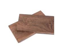 Material de madera de nogal grueso 10 mm sin terminar fino for muebles tapicería artesanías tablas de cortar L/W50mm-600mm(200mm*50mm*10mm*2pcs)