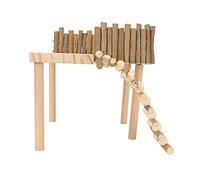 [Material de Registro] Plataforma de Escalada Hámster, Patio Recreo Hámster Multipropósito con Uso Flexible, Estructura Estable, Adecuado para Mascotas Pequeñas, para, Osos Dorados, Planeador Azúcar
