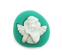 Material de silicona Molde para bebé de ángel, moldes para repostería, artesanía de azúcar, dulces, fondants, jabón, chocolate, galletas, moldes de silicona para fondant para hornear para decorar