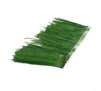 Material de techo de paja sintética de polietileno para añadir carácter rústico a bares, restaurantes, patios y techos de tienda de eventos (fruta verde)