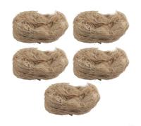 Material de yute de 40 g para pájaros que fomenta la construcción y el comportamiento reproductivo (5 unidades (200 g)